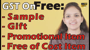 GST levied on free samples