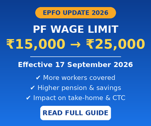 EPF Wage Ceiling 25000 Banner EPF wage ceiling raised from 15000 to 25000 effective 17 September 2026